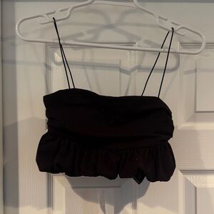 Urban Outfitters Black halter Top with thin straps